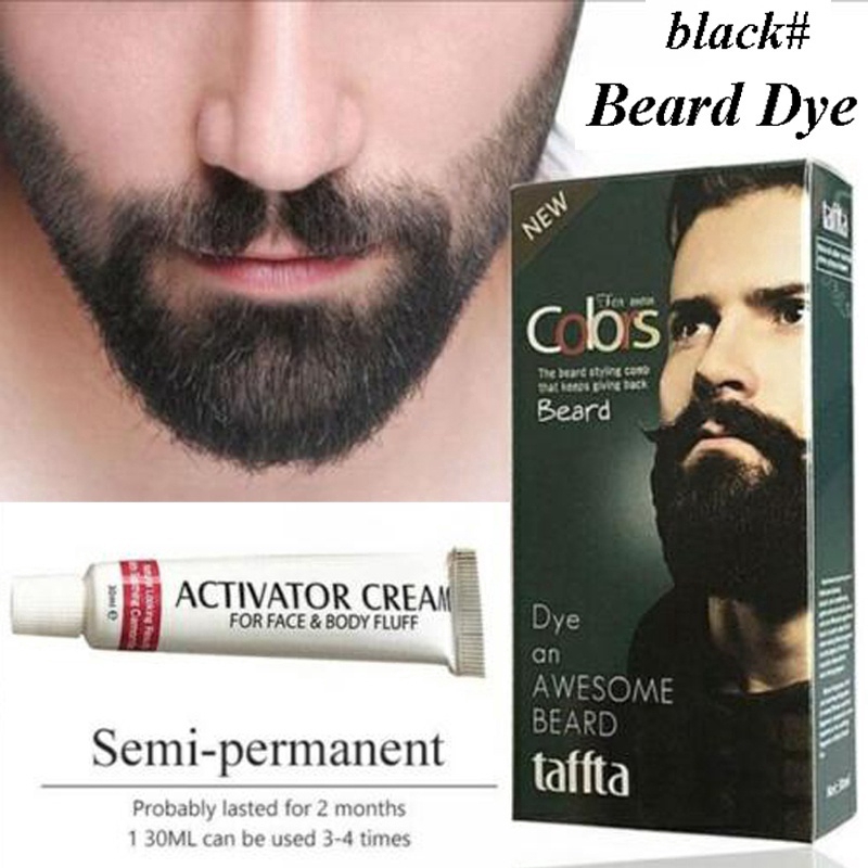 ➤High Quality Men Semi-permanent Hair Wax Dye A Awesome Beard Styling 30ml  | Shopee Singapore