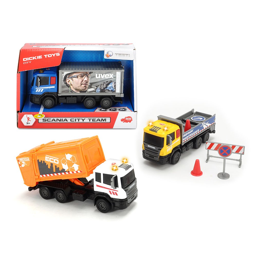 dickie toys happy scania garbage truck