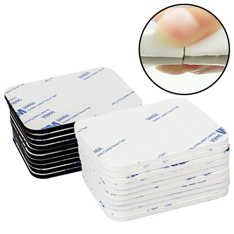 Double Sided Sticky Pads 3m Black 50 Pcs Adhesive Foam Pads Mounting Pads Shopee Singapore