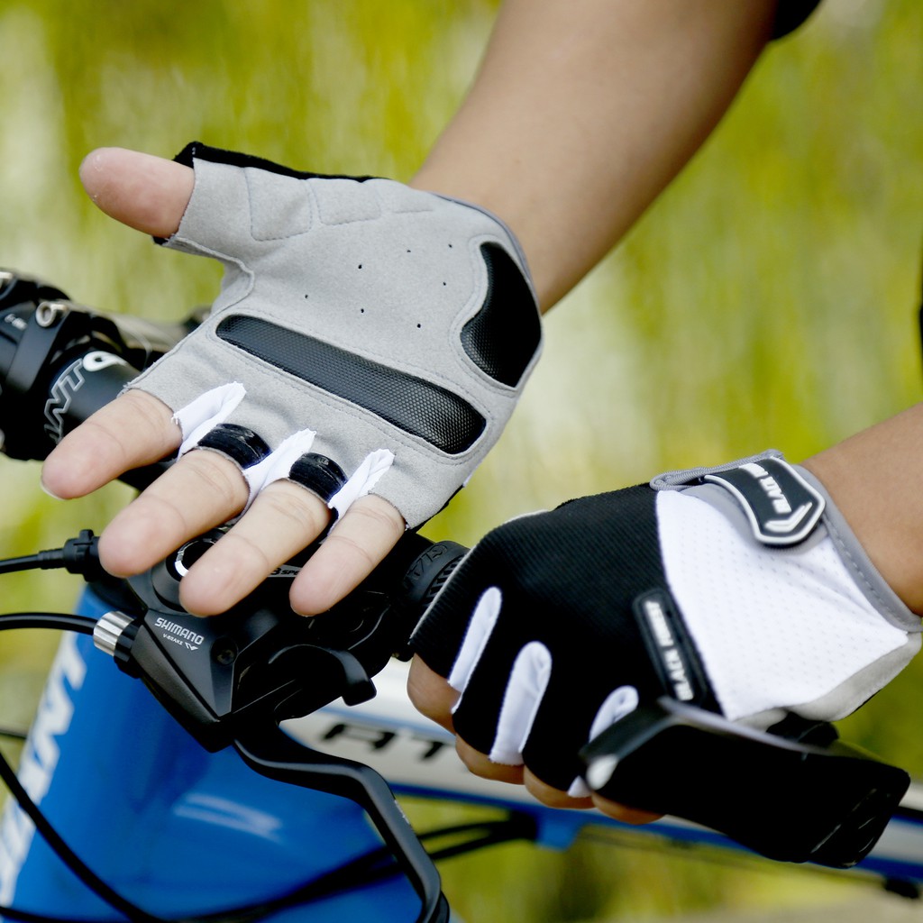 bike riding half gloves