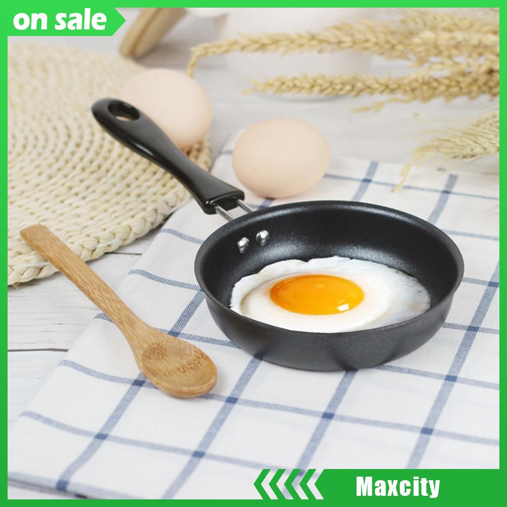 Ma 12cm Mini Egg Frying Pan Non Stick Omelette Breakfast Flat Bottom Pan Shopee Singapore