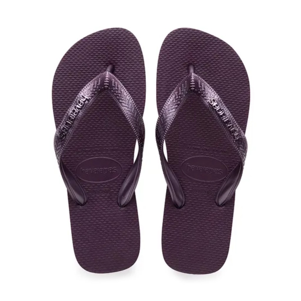 havaianas metallic grey