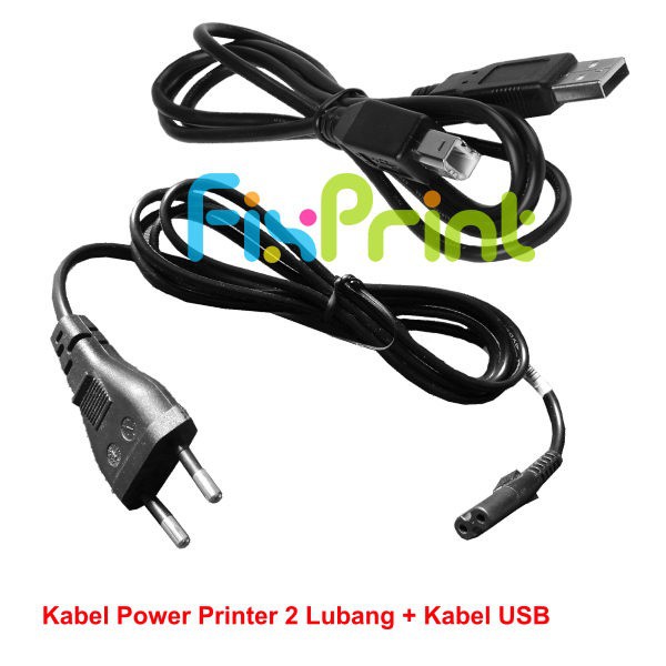 For Canon Hp Epson 2 Hole Printer Cable Usb Cable L120 L310 L360 L210 L220 L350 L3110 Shopee Singapore