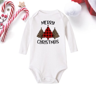 Merry Christmas Toddler Baby Long Sleeve Romper Jumpsuit Infant Newborn Girls Boys Outfit Christmas Deer Print Clothes Gifts #7