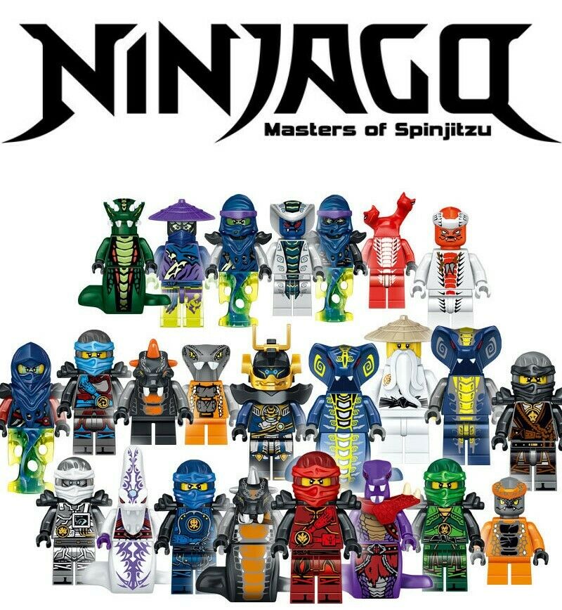 24pcs/Lot Ninjago vs The Serpentine 