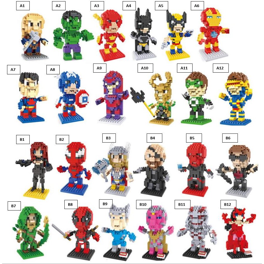 nanoblocks marvel