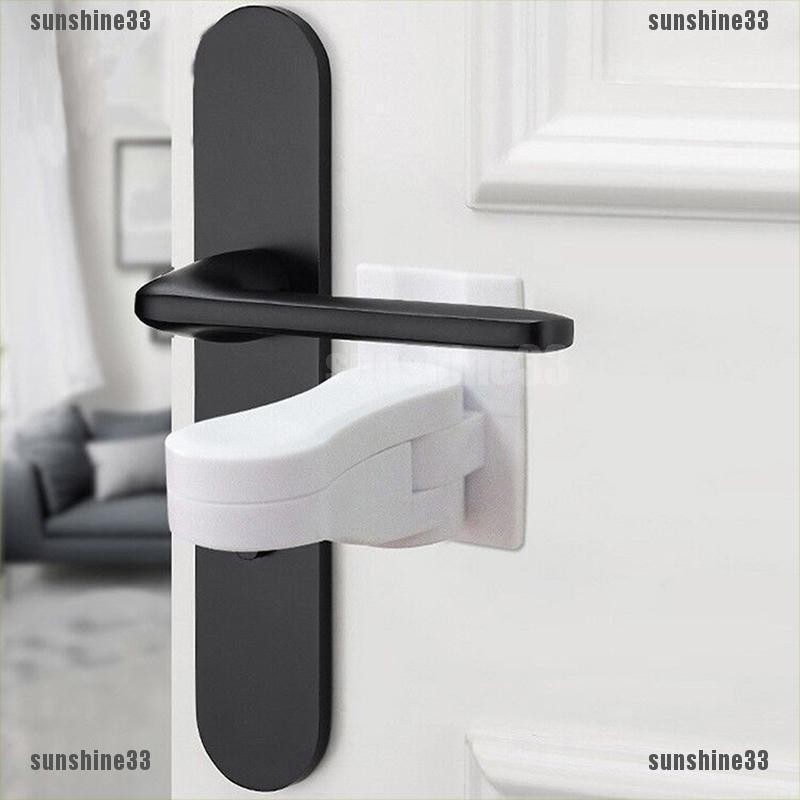 Sun33 Plastic Child Safe Security Window Door Sash Lock Safety