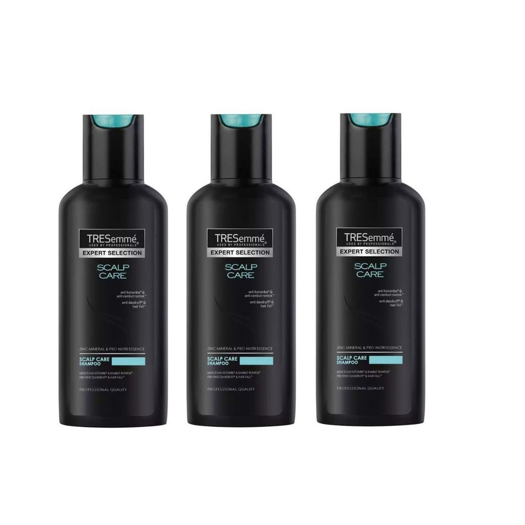 Tresemme Scalp Care Shampoo 70ml X 3 Travel Size Shopee Singapore