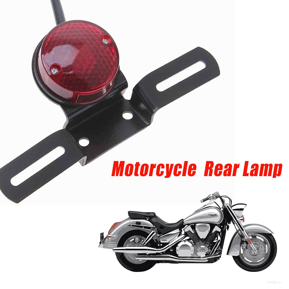 motorcycle license plate holder with brake light