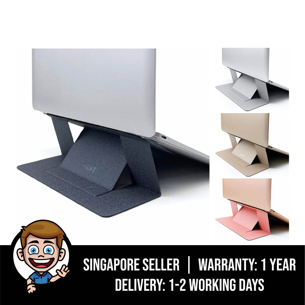 MOFT.US Gen 2 Laptop Stand Adjustable Height Foldable, Compatible with