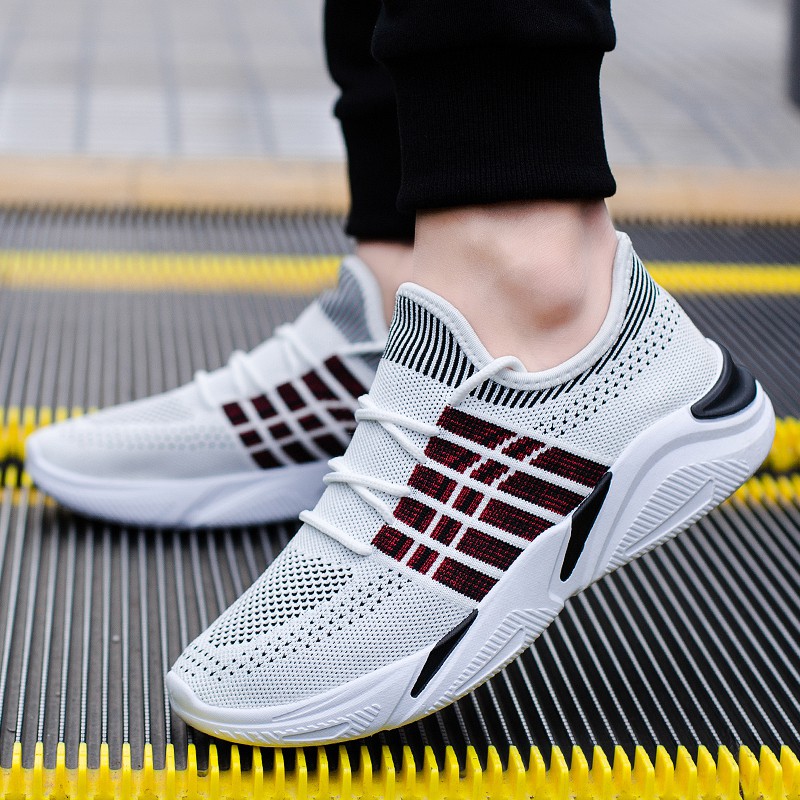 mens knit casual shoes