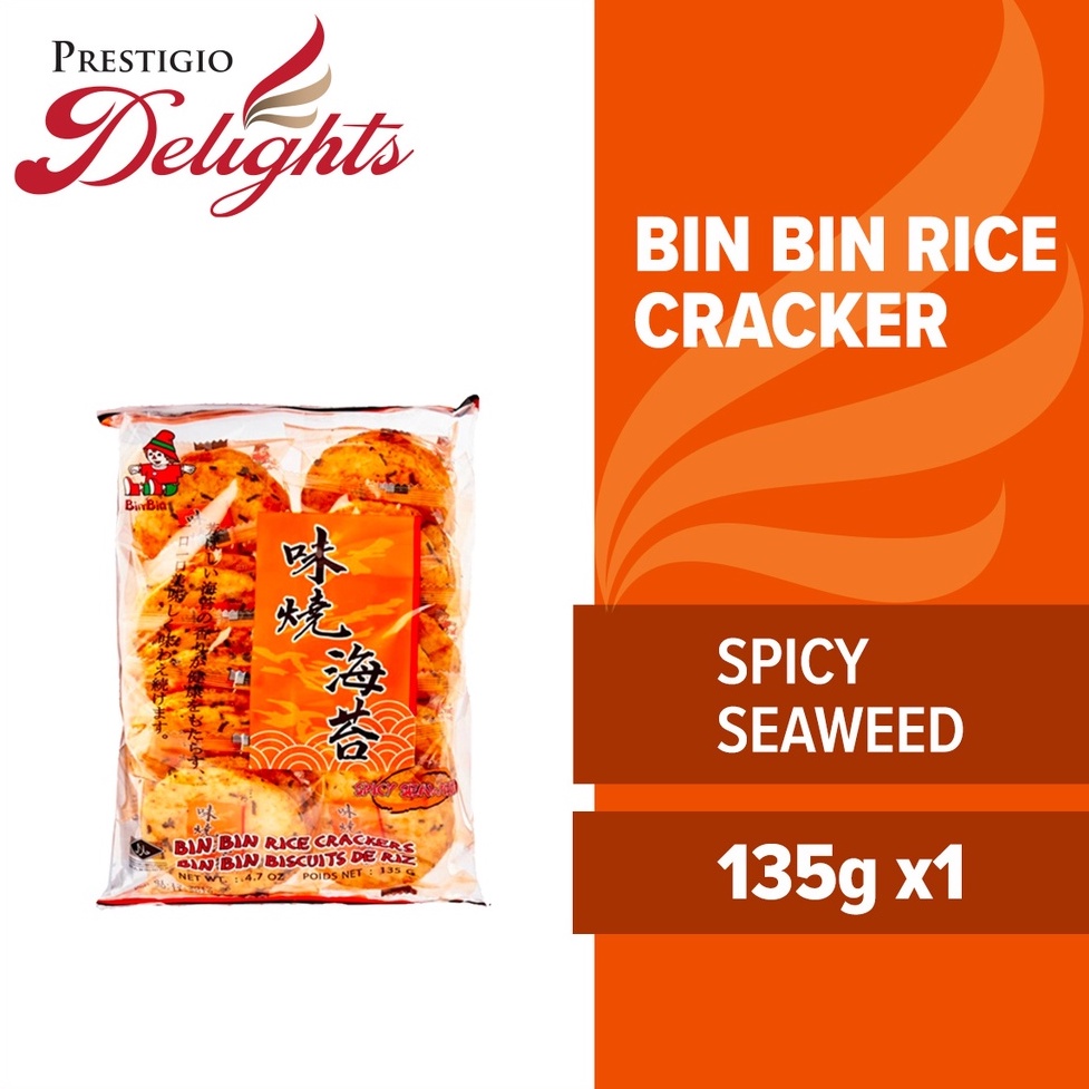 Bin Bin Spicy Seaweed Rice Cracker Shopee Singapore
