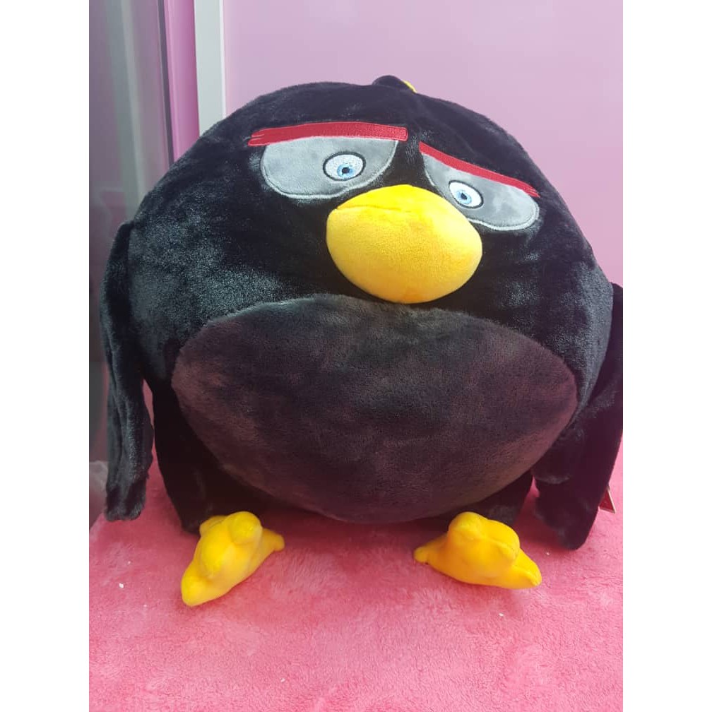angry birds bomb plush