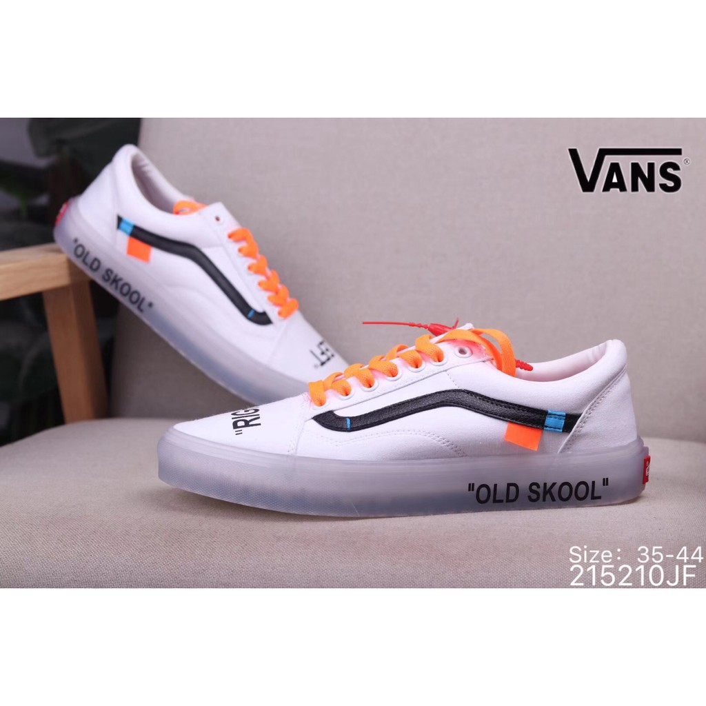 jogging vans orange