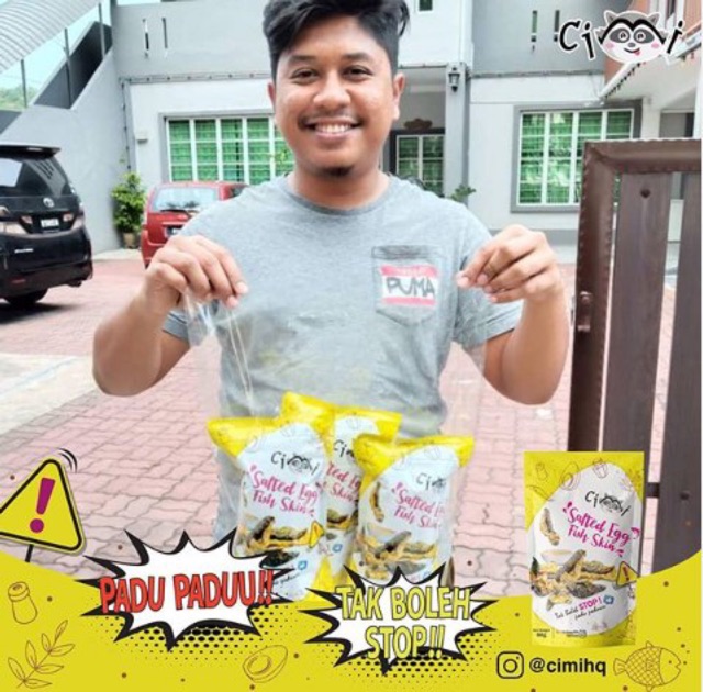 Cimi Salted Egg Fish Skin By Cik Epal Open Preorder Shopee Singapore