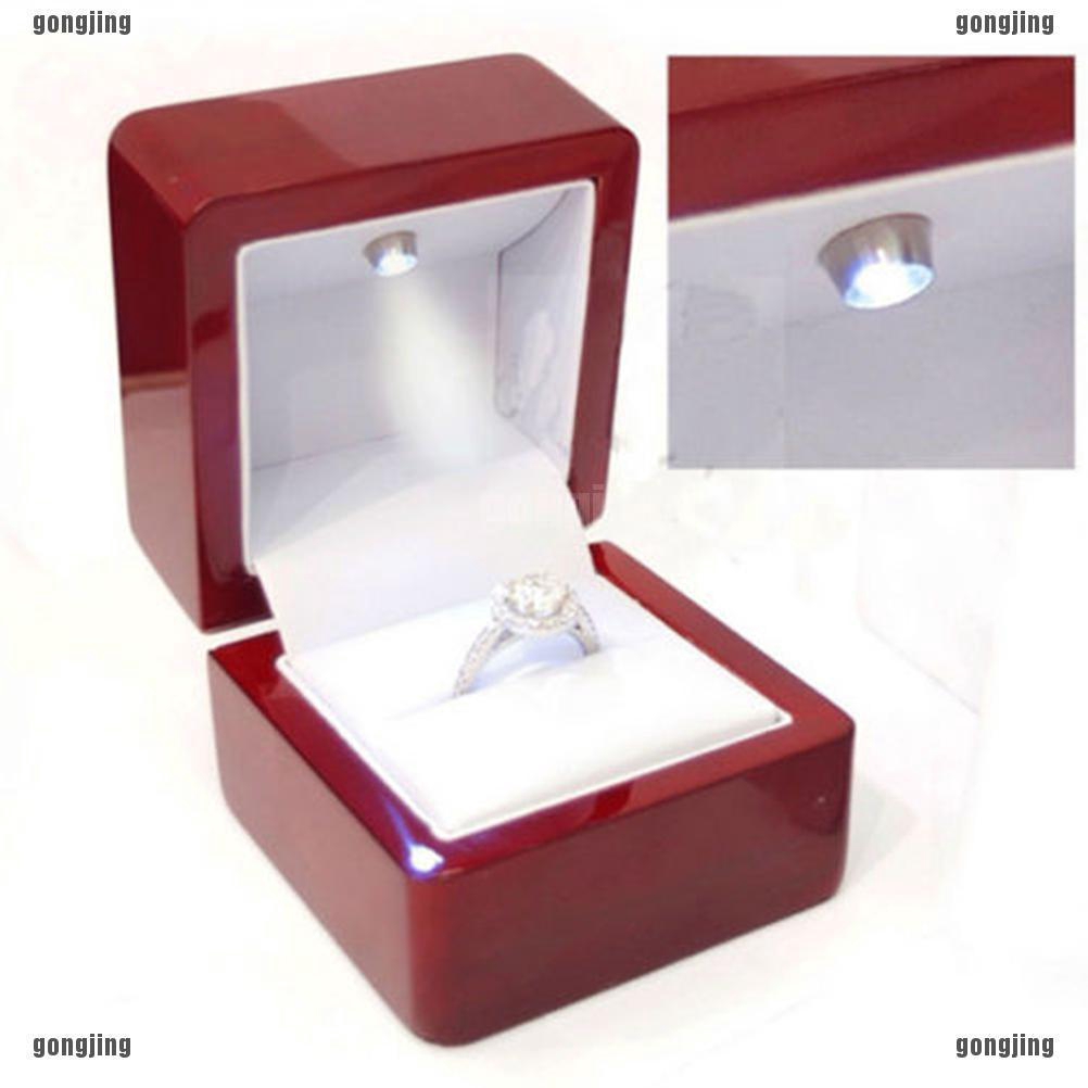 engagement ring box with led