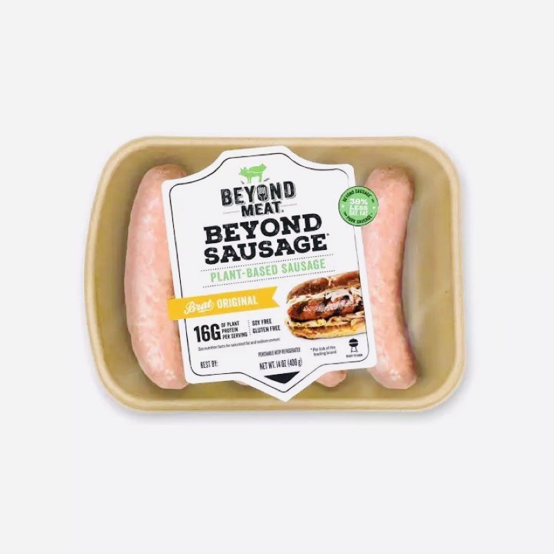 Beyond Meat Sausage Brat Original (400g x 2) Plant Based Meat No