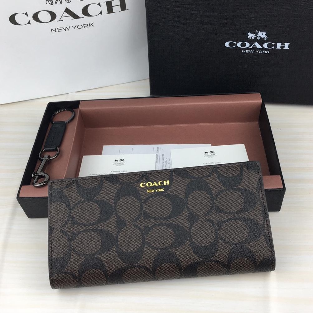 coach wallet long