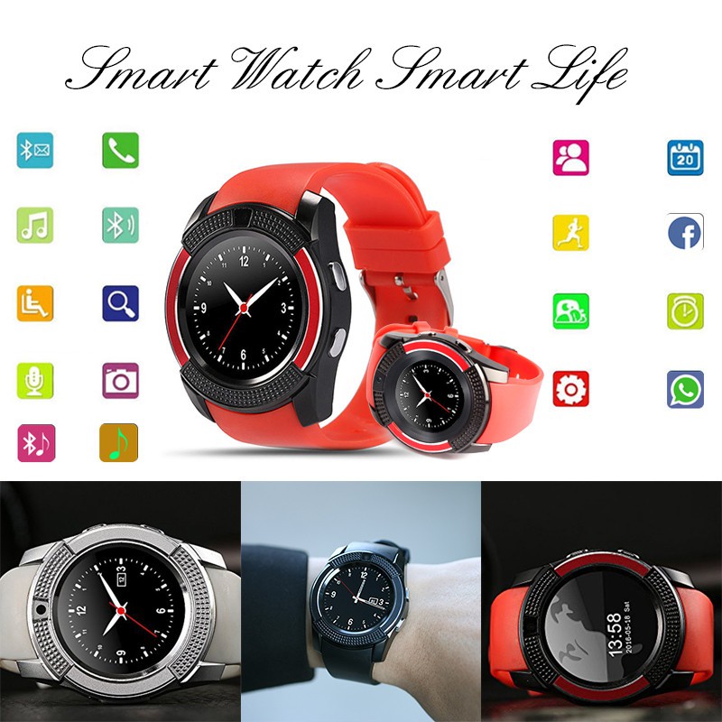 new v8 wireless smart watch