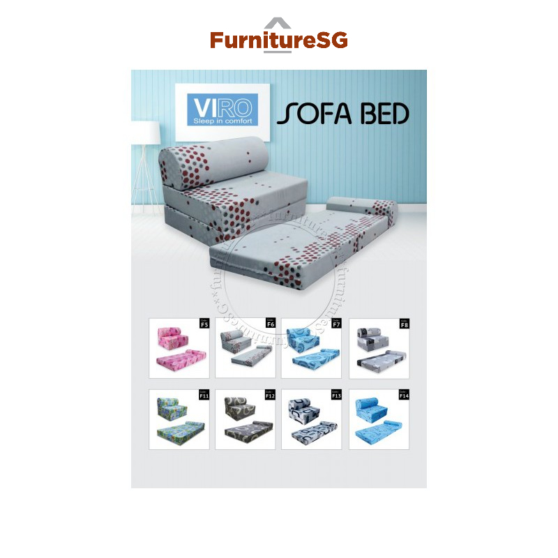 Viro Sofa Bed With Free Pillow (Single or Super Single) Shopee Singapore