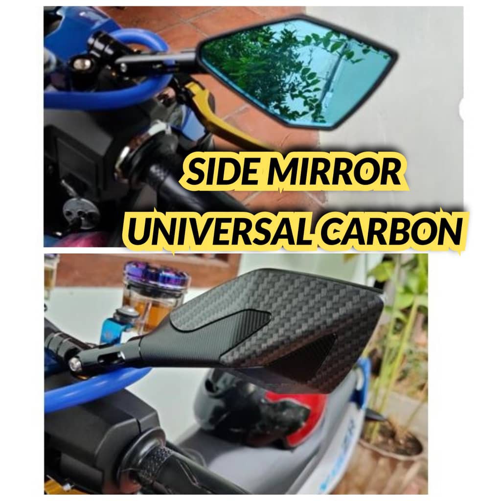 Shop Malaysia Side Mirror Espada Universal Rizoma Cutting Carbon Lining Rs150 Y15zr Ex5 Y110 Vf3i Rfs150 Shopee Singapore