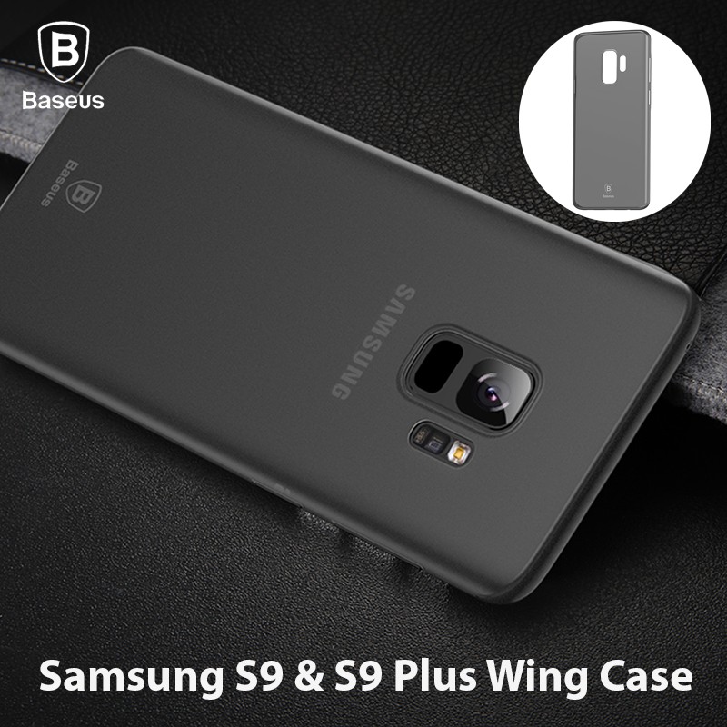 Ursa Mart BASEUS Wing Case for Samsung S9 / S9 Plus Cover Casing Thin Light Anti Fingerprint