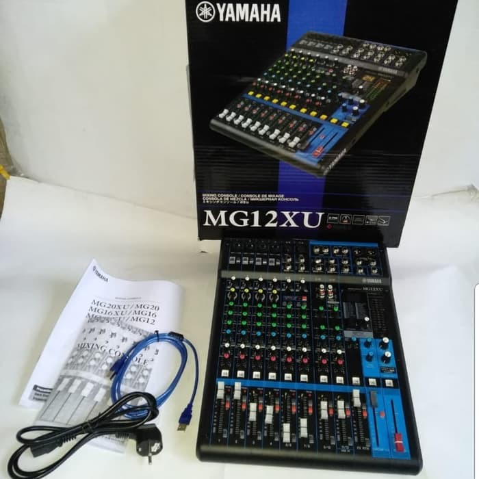 Yamaha Mg 12xu Mg12xu Audio Mixer 12 Channels Shopee Singapore