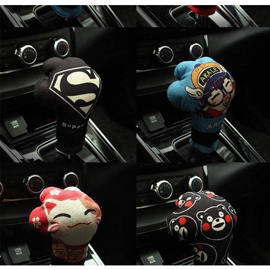 Ready Stock】 Cartoon Cloth Cute Cat Claw Shift Knob Cover Boxing Gear Cover  Car Hand Automatic Gear Shift Lever Protective Case Breathable Car  Modification Car Gear Shift Knob Cover Gear Protective Case