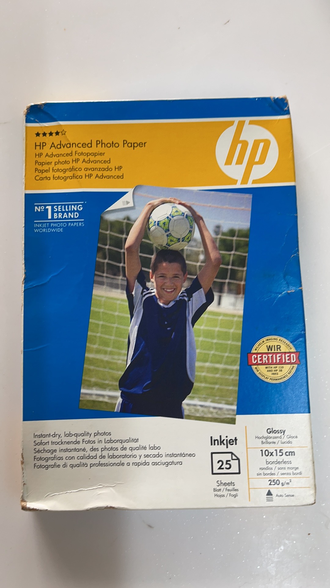 hp photo paper 10x15