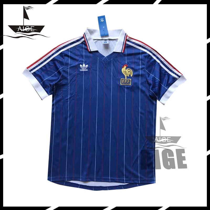 retro france soccer jersey