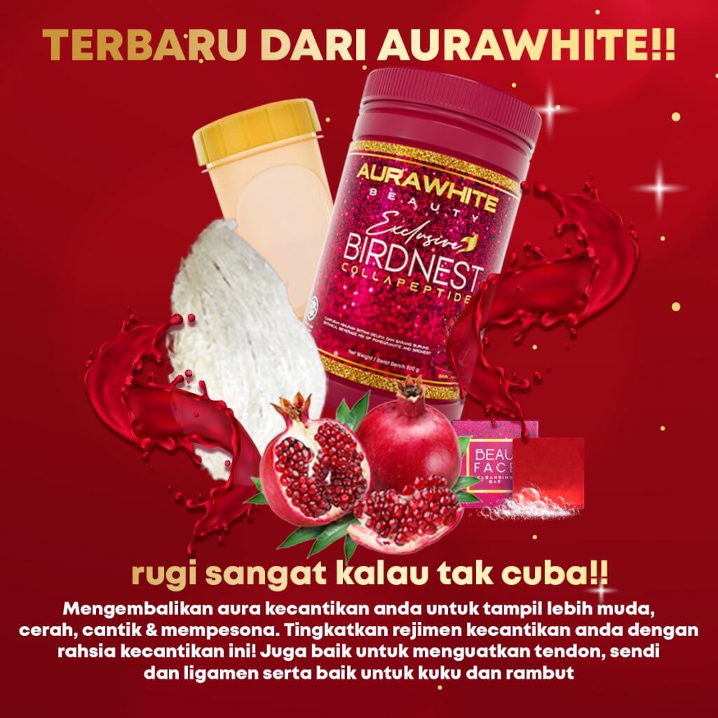 Aurawhite Collagen Birdnest Collapeptide 800g For Health And Beauty Skincare Whitening Supplement Aura White Free Gift Shopee Singapore