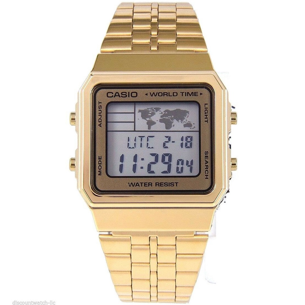 Casio Vintage World Time Digital Watch A500WGA9 A500WGA9DF Shopee