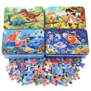 🚚SG Ready Stock 🚚 60pcs Boys and Girls Jigsaw Puzzle Kids Educational toy