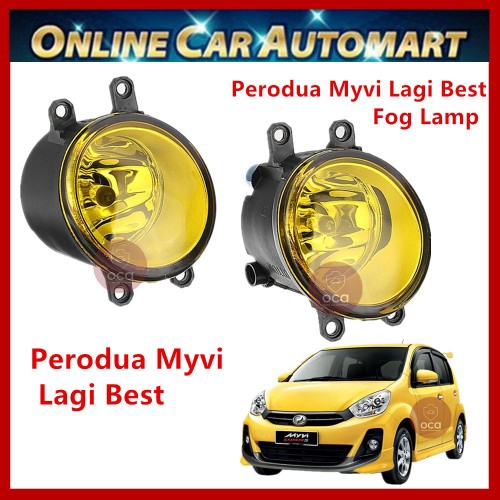 2Pcs Perodua Myvi Lagi Best OEM Car Fog Light/Fog Lamp 