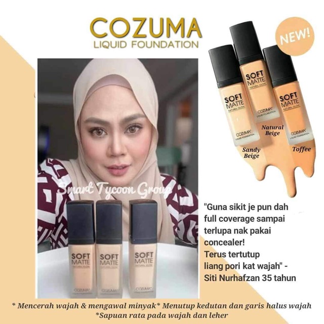 cozuma liquid foundation