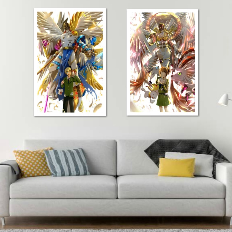 Unframed A4 Digimon Adventure Poster Print 21x30cm Pictures For Living Room Decor Gift Painting Wall Home Bedroom Art Ee Singapore - Adventure Home Decor Singapore