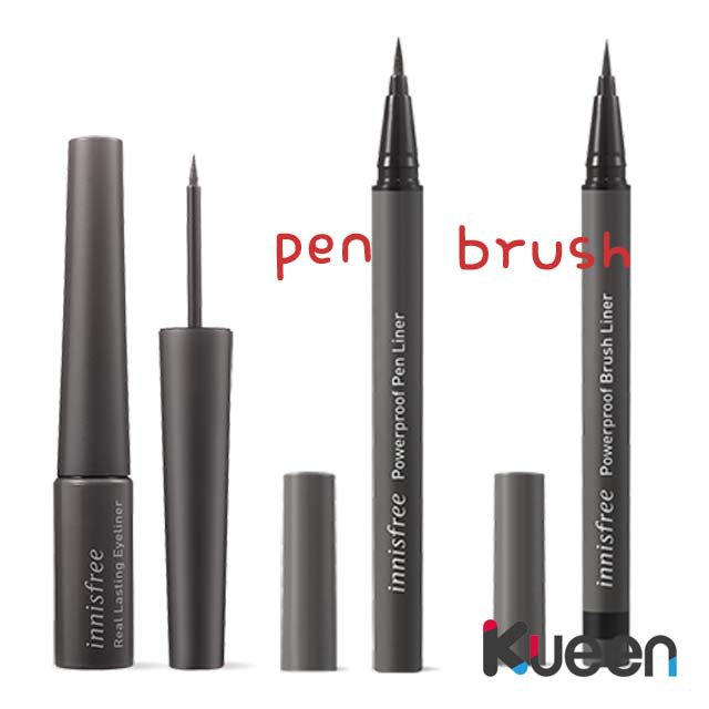 [innisfree] Real Lasting Eyeliner / Powerproof Brush Liner / Powerproof