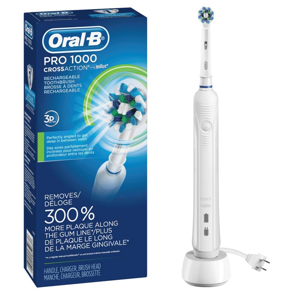 oral-b-white-pro-1000-power-rechargeable-electric-toothbrush-powered