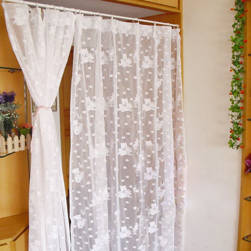 Curtain Poles Adjustable Bathroom Curtain Rod Rail Hanger Shopee
