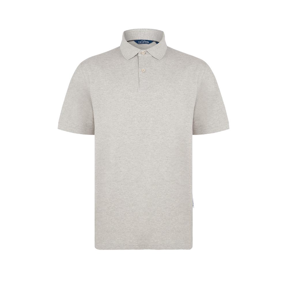 grey polo t shirt