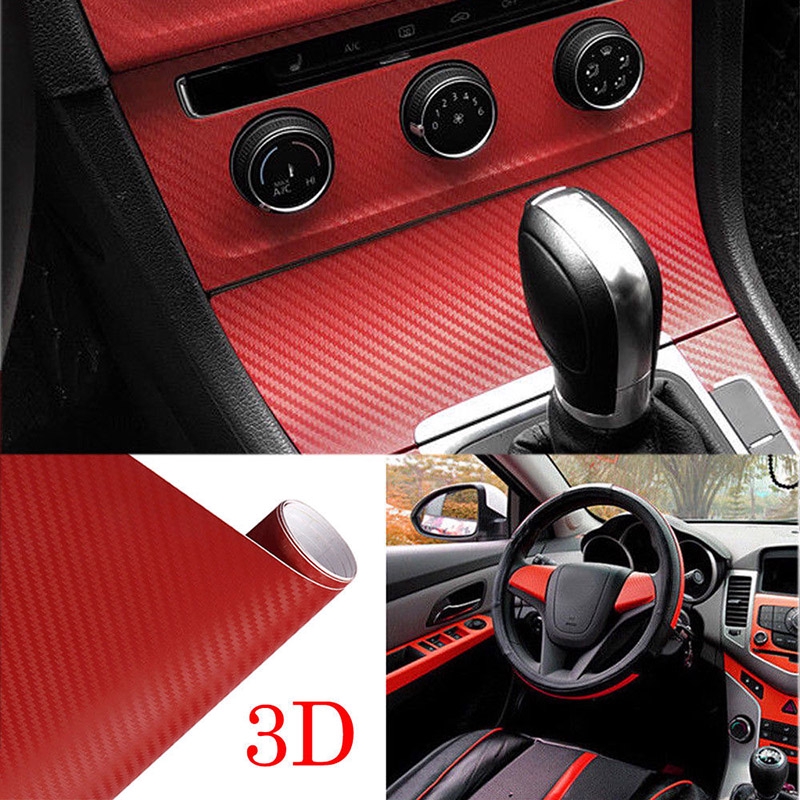 Exterior Accessories Color Name White Diy 3d Carbon Fiber