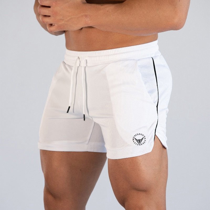 mens sweat shorts grey