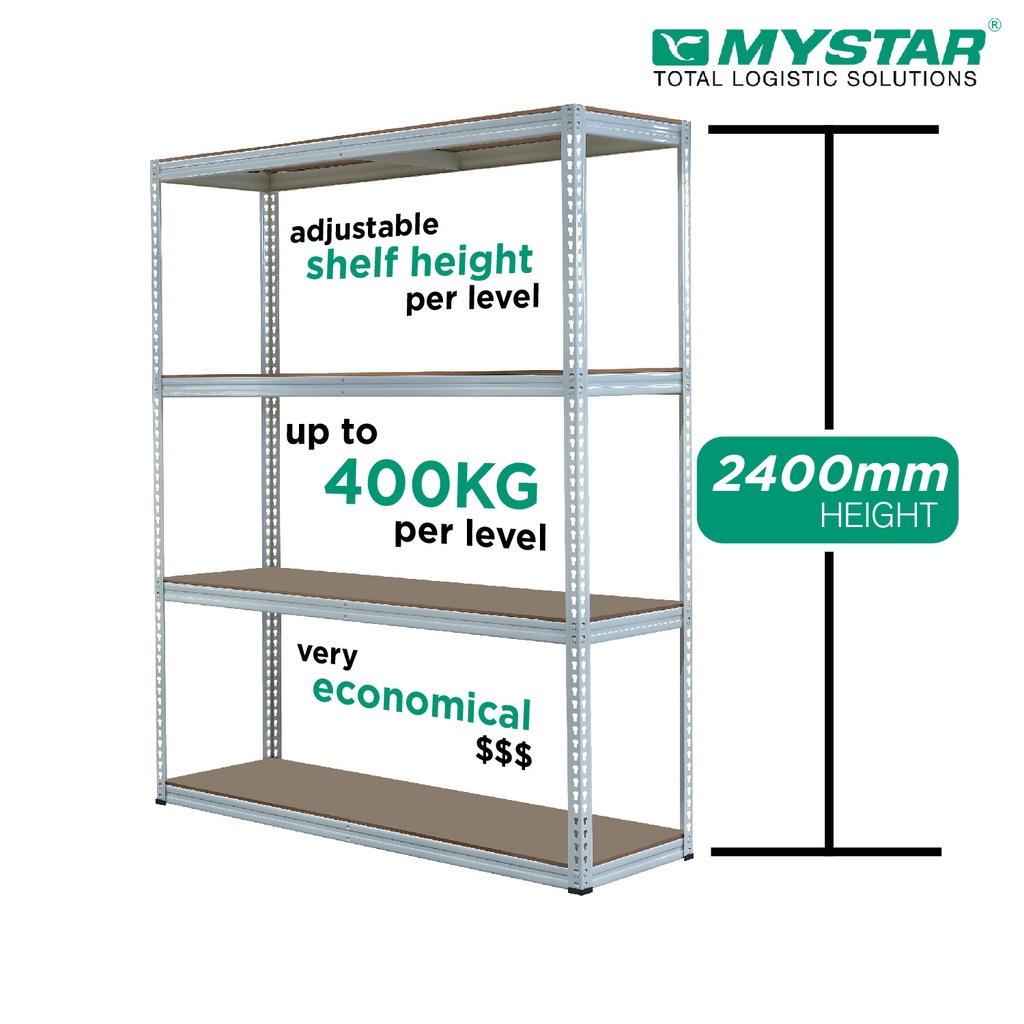 Original MYSTAR Boltless Rack for Bomb Shelter and Storeroom
