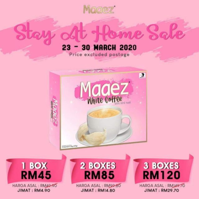 Original Susu Maaez White Coffee Putih Gebu Shopee Singapore