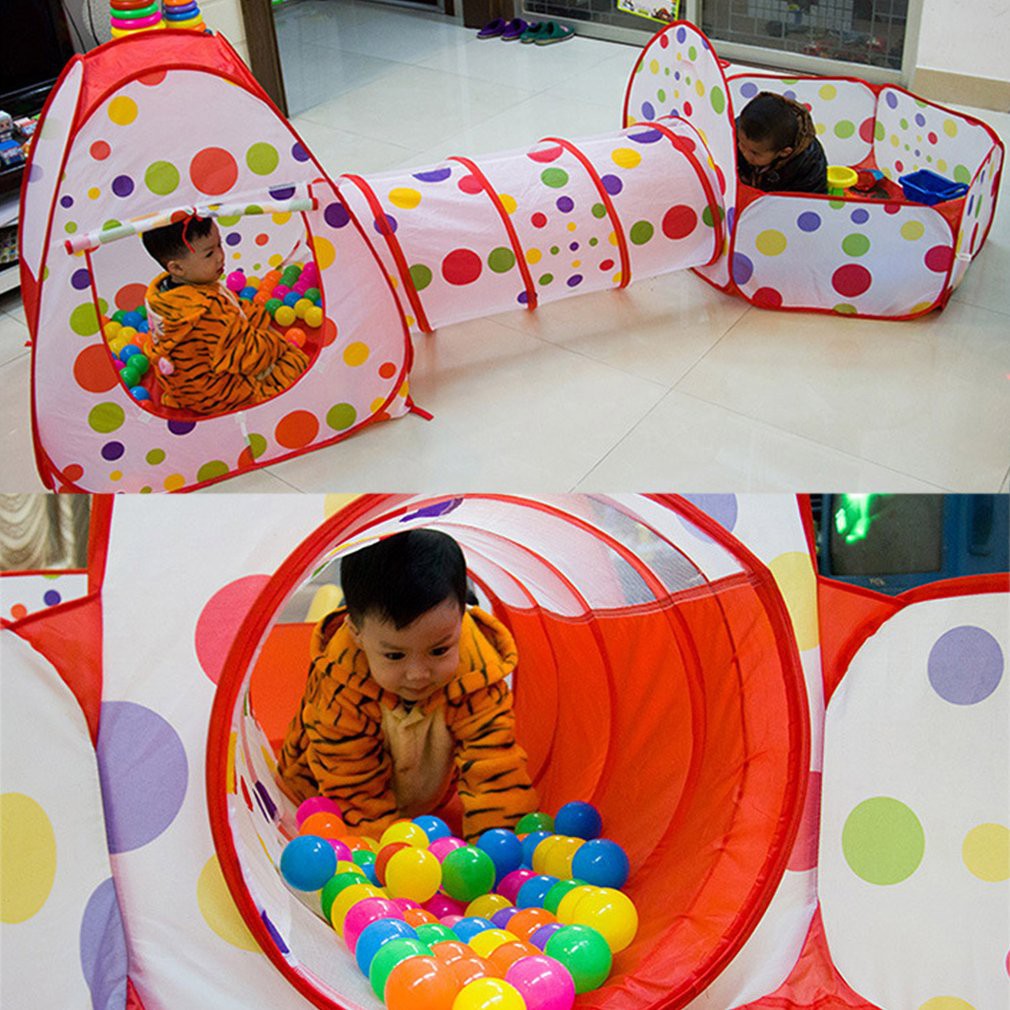 ball pit with tunnel