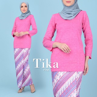 CLEARANCE   TIKA Baju  Kurung  Moden Batik  Kedah Cotton  