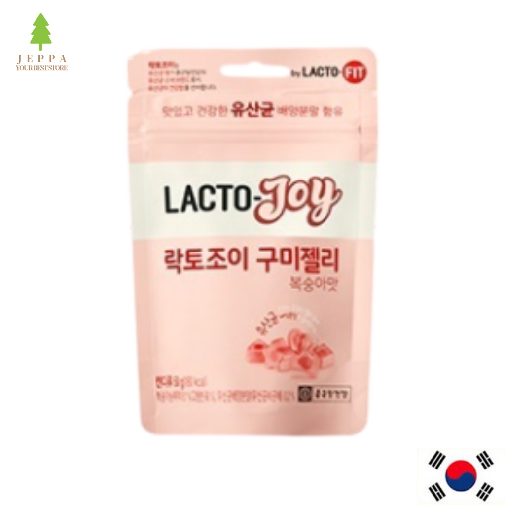 [ChongKunDang] Lacto Joy Gummy Jelly 50g Peach Flavor Lacto fit Shopee Singapore