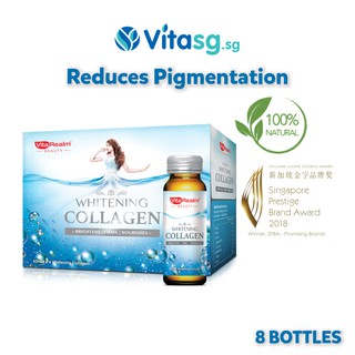 Image of VitaRealm Whitening Collagen - Pigmentation, Blemishes, Wrinkles, Dull, Uneven Skin Tone, Dehydrated Skin, Moisturise