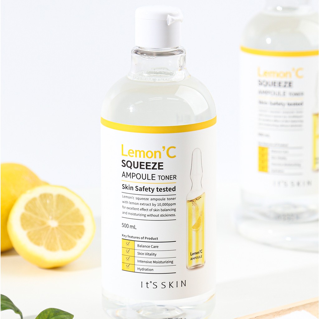 lemon skin toner