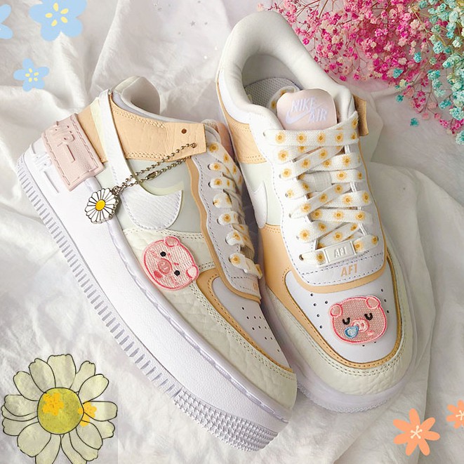 Nike AF1 Air Force One Small Daisy Lace 